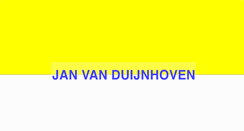 Desktop Screenshot of janvanduijnhoven.nl